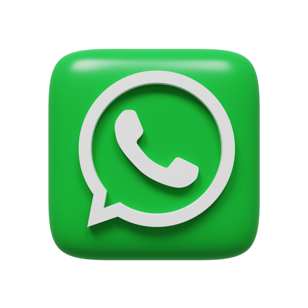 whatsapp-logo-3d-render-free-png